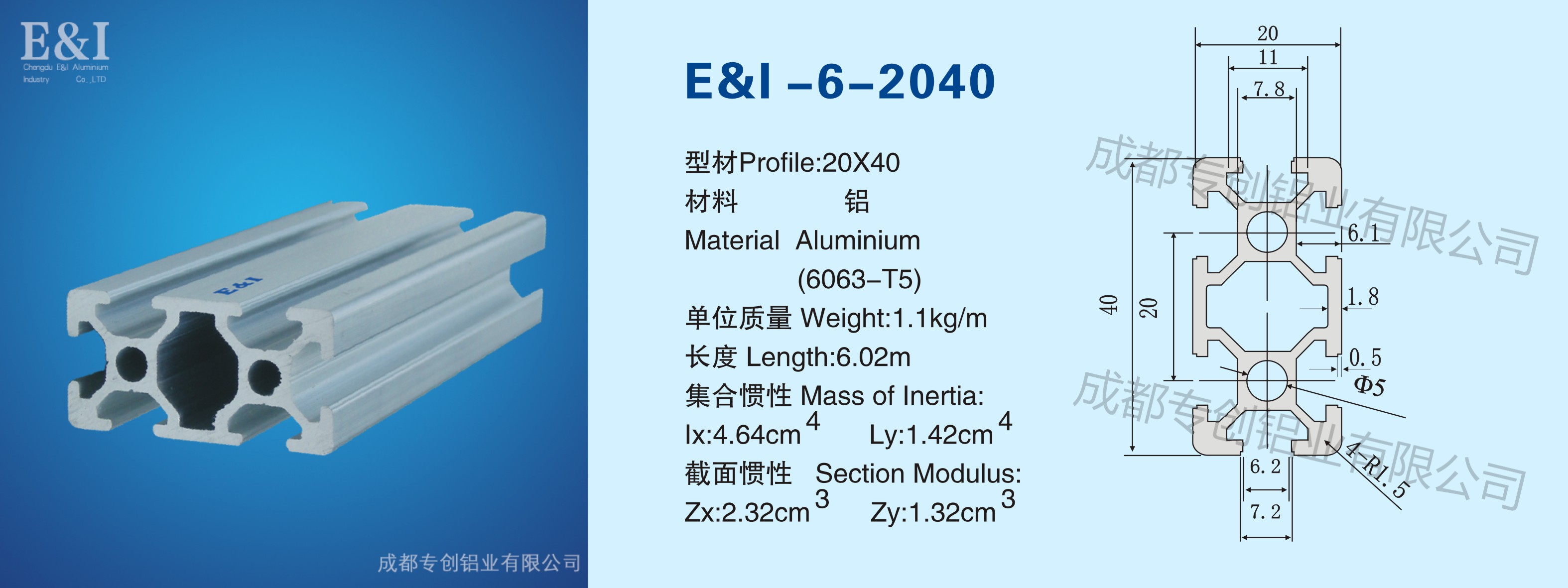 2040工業鋁型材